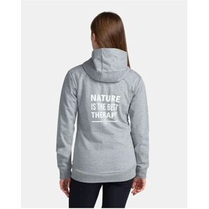 Sudadera Gris Claro Kilpi Bery - Mujer Sudadera Gris Claro Kilpi Bery - Mujer