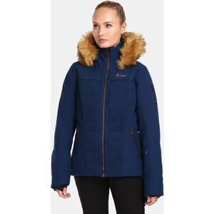 Veste de ski pour femme Kilpi Emilin bleue chauffante Veste de ski pour femme Kilpi Emilin bleue chauffante