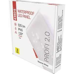 Emos ZV2122 LED Panel Light - 100x100mm, 7.5W, IP65 Emos ZV2122 LED Panel Light - 100x100mm, 7.5W, IP65
