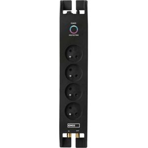 Emos P54022 Přepěťová ochrana - 4 zásuvky, 230V, 2m - Černá Emos P54022 Přepěťová ochrana - 4 zásuvky, 230V, 2m - Černá