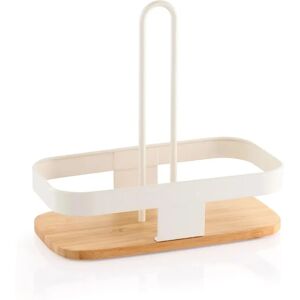 Tescoma Portable Bamboo and Metal Condiment Holder - Condiment Organizer Tescoma Portable Bamboo and Metal Condiment Holder - Condiment Organizer