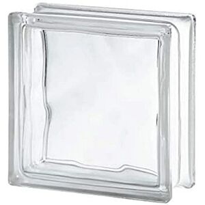 CENTRALE BRICO Bloc de verre - Motif ondulé - 19x19x8cm - Transparent - Publicité CENTRALE BRICO Bloc de verre - Motif ondulé - 19x19x8cm - Transparent - Publicité