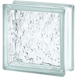 CENTRALE BRICO Vitrablock 19x19x8 - Bolla Lucida - Mattone di vetro CENTRALE BRICO Vitrablock 19x19x8 - Bolla Lucida - Mattone di vetro