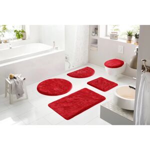 GRUND Melos Rote 3-Teile Badematten-Set - Badvorleger GRUND Melos Rote 3-Teile Badematten-Set - Badvorleger