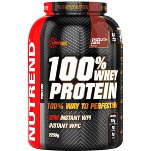 Nutrend 100% Whey Protein - Čokoládová Kakaová příchuť - 2250 g Nutrend 100% Whey Protein - Čokoládová Kakaová příchuť - 2250 g