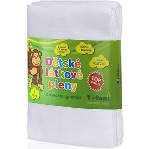 T-TOMI TETRA Bílé látkové pleny - látkové pleny T-TOMI TETRA Bílé látkové pleny - látkové pleny