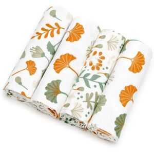 T-TOMI Wasbare Luiers Ginkgo Leafs - Wasbare Luiers - 76x76 cm T-TOMI Wasbare Luiers Ginkgo Leafs - Wasbare Luiers - 76x76 cm