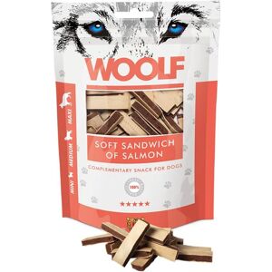 Snack Woolf Sandwich de Saumon pour Chiens - Naturel, 100g - Publicité Snack Woolf Sandwich de Saumon pour Chiens - Naturel, 100g - Publicité