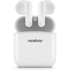 Niceboy HIVE Beans Weiße kabellose In-Ear-Kopfhörer - Kopfhörer Niceboy HIVE Beans Weiße kabellose In-Ear-Kopfhörer - Kopfhörer