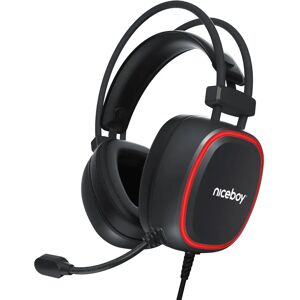 Casque Niceboy ORYX X330 Cubix - Son surround 7.1 virtuel, USB, Noir - Publicité Casque Niceboy ORYX X330 Cubix - Son surround 7.1 virtuel, USB, Noir - Publicité