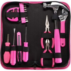 SIXTOL Pink Tool Set - 20 pcs for Home Repairs SIXTOL Pink Tool Set - 20 pcs for Home Repairs