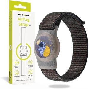 Mobile Origin - AirTag Nylon Rem - Schwarz - Accessory Mobile Origin - AirTag Nylon Rem - Schwarz - Accessory