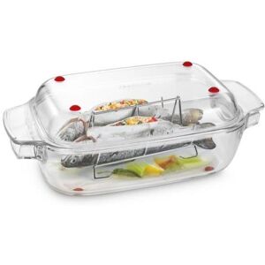 Tescoma 629088 Glass Roasting Pan - Heat-Resistant, Transparent, Durable Tescoma 629088 Glass Roasting Pan - Heat-Resistant, Transparent, Durable