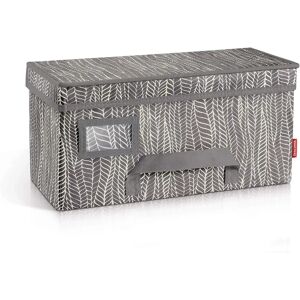 FANCY HOME Boîte de rangement 40 x 18 x 20 cm, cappuccino - Publicité FANCY HOME Boîte de rangement 40 x 18 x 20 cm, cappuccino - Publicité