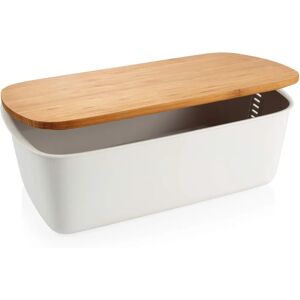 Tescoma Broodblik 42x24 cm met Snijplank & Messenhouder - Broodopslag Tescoma Broodblik 42x24 cm met Snijplank & Messenhouder - Broodopslag