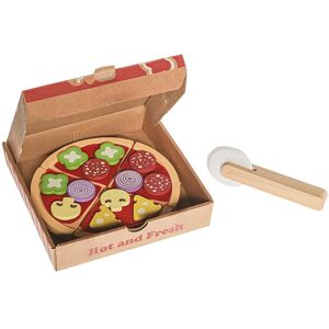 ZOPA Fa Pizza Szett - Kreatív Játék Gyerekeknek ZOPA Fa Pizza Szett - Kreatív Játék Gyerekeknek