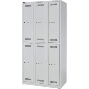 Bisley Lichtschrank Light - 6 Fächer - 90x50x185 cm Bisley Lichtschrank Light - 6 Fächer - 90x50x185 cm