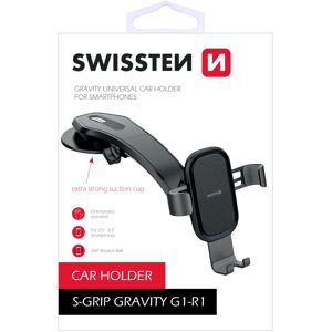 Swissten G1-R1 Auto Handyhalterung - Schwerkraft, 360° Drehung, Schwarz Swissten G1-R1 Auto Handyhalterung - Schwerkraft, 360° Drehung, Schwarz