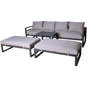 Hliníková zahradní souprava Rojaplast Portland - Moderní venkovní nábytek Hliníková zahradní souprava Rojaplast Portland - Moderní venkovní nábytek