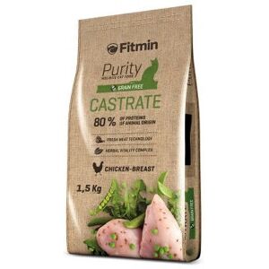 Croquettes Fitmin Purity Sans Céréales pour Chats Castrés - Publicité Croquettes Fitmin Purity Sans Céréales pour Chats Castrés - Publicité