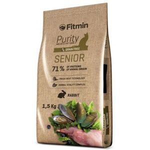 Nourriture Senior Premium pour Chats FITMIN - Lapin & Agneau - Soutient l'Immunité et la Digestion - Publicité Nourriture Senior Premium pour Chats FITMIN - Lapin & Agneau - Soutient l'Immunité et la Digestion - Publicité