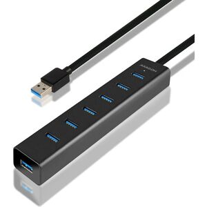 Axagon HUE-SA7BP Hub USB - 7 Ports - Noir Axagon HUE-SA7BP Hub USB - 7 Ports - Noir