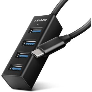 Axagon HUE-M1C Hub USB-C - 4 Porty, 5Gb/s, Czarny Axagon HUE-M1C Hub USB-C - 4 Porty, 5Gb/s, Czarny