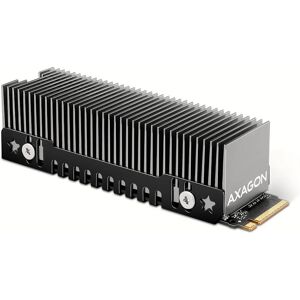 AXAGON CLR-M2XT Repartitor pasiv din aluminiu - 2280 - Negru, Gri - Rigid de răcire SSD AXAGON CLR-M2XT Repartitor pasiv din aluminiu - 2280 - Negru, Gri - Rigid de răcire SSD