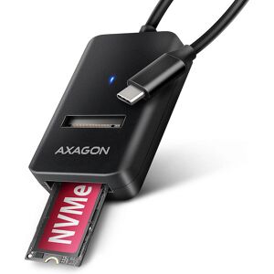 Adaptér Axagon USB-C M.2 - NVMe & SATA SSD, 10Gbps Adaptér Axagon USB-C M.2 - NVMe & SATA SSD, 10Gbps