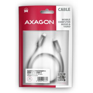 Axagon USB-C Kabel 1,5m - 20Gbps, 4K, 100W - USB 3.2 Gen 2x2 Axagon USB-C Kabel 1,5m - 20Gbps, 4K, 100W - USB 3.2 Gen 2x2