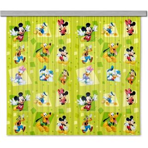 Agdesign Mickey Mouse Curtains Pair - Kids Bedroom Decor - 180x160cm - Green Agdesign Mickey Mouse Curtains Pair - Kids Bedroom Decor - 180x160cm - Green