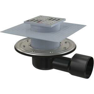 Alca Nerezový Podlahový Vpust - 105x105mm, 50/75mm - Vnitřní/Venkovní Alca Nerezový Podlahový Vpust - 105x105mm, 50/75mm - Vnitřní/Venkovní
