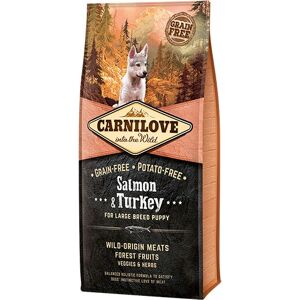 Carnilove Saumon & Dinde pour chiots de grandes races - 12kg - Publicité Carnilove Saumon & Dinde pour chiots de grandes races - 12kg - Publicité