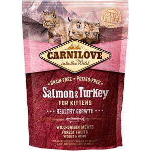 Carnilove Chatons Saumon et Dinde - Nourriture Sec 2kg - Publicité Carnilove Chatons Saumon et Dinde - Nourriture Sec 2kg - Publicité