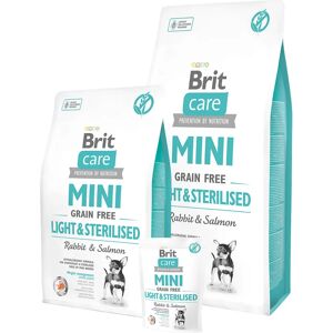 Brit Care Mini Light & Sterilised Somon și Iepure - Mâncare pentru câini Brit Care Mini Light & Sterilised Somon și Iepure - Mâncare pentru câini