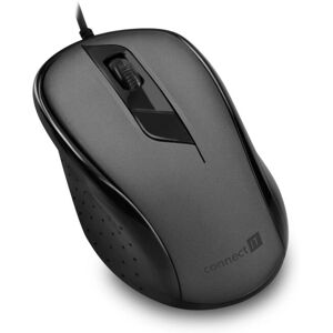 Souris Connect IT CMO-1200-GY - Droitier, Optique, 1000 DPI - Publicité Souris Connect IT CMO-1200-GY - Droitier, Optique, 1000 DPI - Publicité