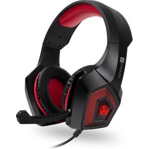 Casque de jeu filaire Connect IT CHP-5500-RD - Casque, Microphone, Noir & Rouge - Publicité Casque de jeu filaire Connect IT CHP-5500-RD - Casque, Microphone, Noir & Rouge - Publicité