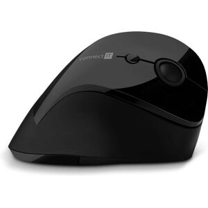 Ergonomická vertikální bezdrátová myš Connect IT - Černá Ergonomická vertikální bezdrátová myš Connect IT - Černá