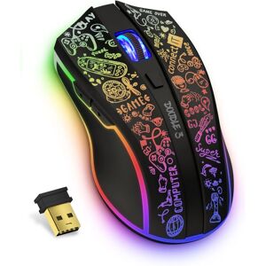 Souris Gaming Sans Fil Connect IT - 4800 DPI RGB - Publicité Souris Gaming Sans Fil Connect IT - 4800 DPI RGB - Publicité