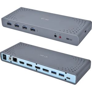 Station d'accueil i-Tec - Dual 4K, USB 3.2, HDMI, DisplayPort Station d'accueil i-Tec - Dual 4K, USB 3.2, HDMI, DisplayPort