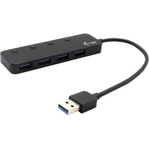 i-tec U3CHARGEHUB4 Schwarz - USB-Hub, 4 Anschlüsse i-tec U3CHARGEHUB4 Schwarz - USB-Hub, 4 Anschlüsse