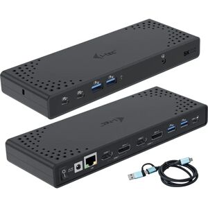 i-tec CADUA4KDOCKPDL2 Kannettavan telakointiasema - USB-C, HDMI, Ethernet i-tec CADUA4KDOCKPDL2 Kannettavan telakointiasema - USB-C, HDMI, Ethernet