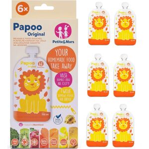 Petite&Mars Papoo matveske Løve 6x150 ml - Matveske Petite&Mars Papoo matveske Løve 6x150 ml - Matveske