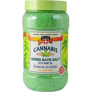 Sal de baño de cannabis Palacio - 1200 g - Baño herbal relajante Sal de baño de cannabis Palacio - 1200 g - Baño herbal relajante