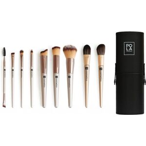 Set de Pensule de Machiaj Silver și Golden Line de la Pola Cosmetics - Unelte pentru Machiaj Facial Set de Pensule de Machiaj Silver și Golden Line de la Pola Cosmetics - Unelte pentru Machiaj Facial