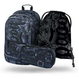 Fuego BAAGL SADA 3 Core Technic - Set Rucsac Școlar Fuego BAAGL SADA 3 Core Technic - Set Rucsac Școlar