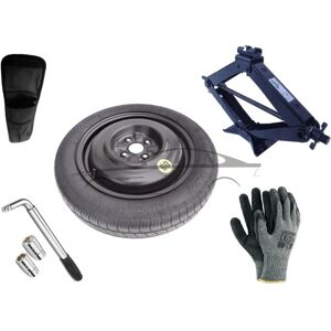 Kit de rueda de repuesto compacto Extradeon - R15 4x100x60,1 - Gato, Llave, Funda Kit de rueda de repuesto compacto Extradeon - R15 4x100x60,1 - Gato, Llave, Funda