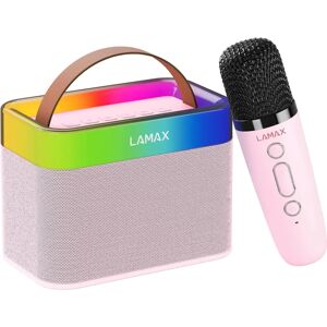 LAMAX KaraokeKid1 Pink Tragbarer Kinderlautsprecher mit Mikrofon LAMAX KaraokeKid1 Pink Tragbarer Kinderlautsprecher mit Mikrofon