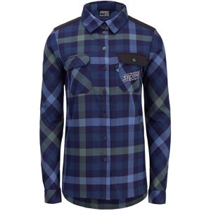 Camicia di flanella blu SILVINI Briona - Donna Camicia di flanella blu SILVINI Briona - Donna