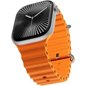 Epico Apple Watch Rem - Oranssi, Rillet, Säädettävä - Ranneke Epico Apple Watch Rem - Oranssi, Rillet, Säädettävä - Ranneke
